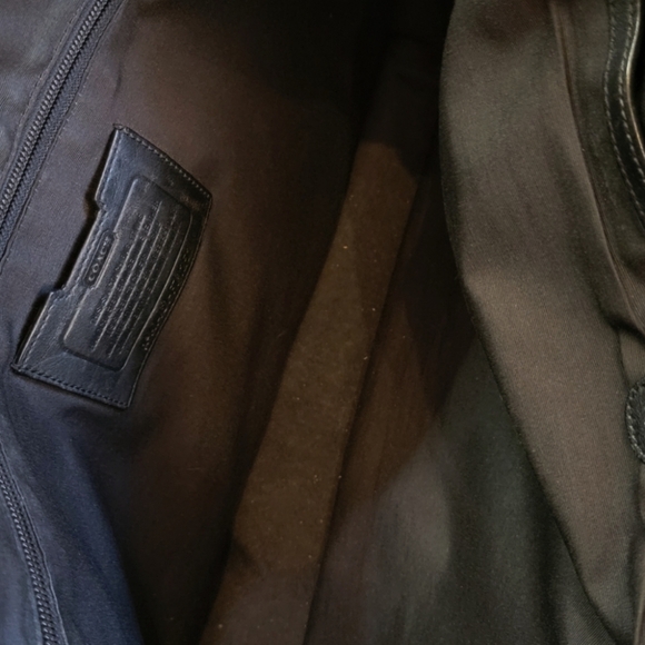 Vintage Coach Lexington Embassy Black Leather Briefcase w/Crossbody Strap - Picture 11 of 13